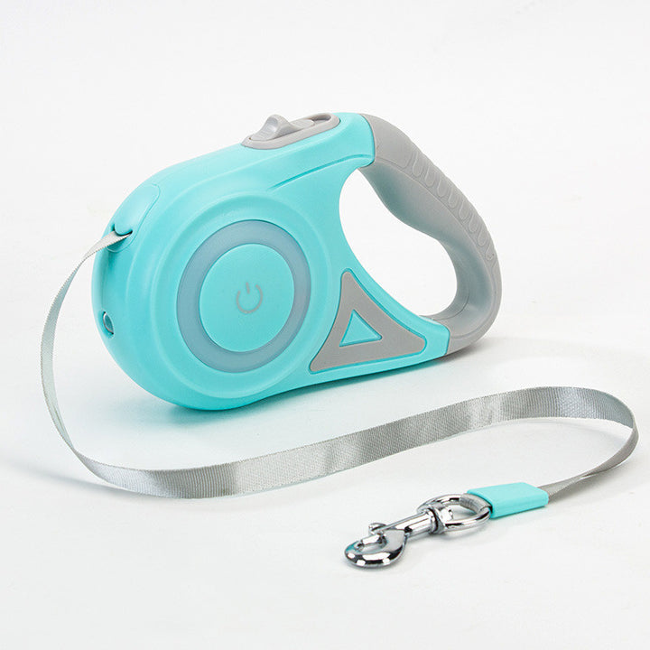 Retractable Dog Leash & Collar | Spotlight Traction Rope