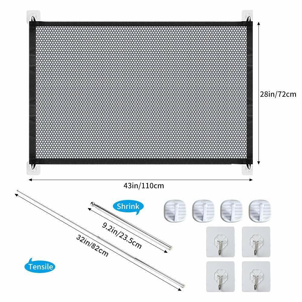 Pet Safety Gate | Mesh Fence for Stairs & Doors