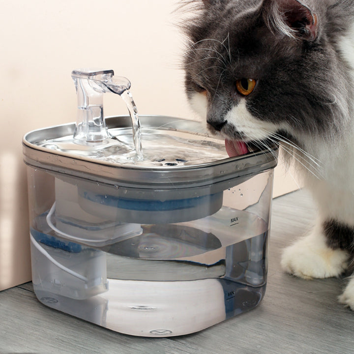 Automatic Pet Water Dispenser | Stainless Steel Fountain