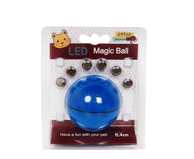 LED Rolling Cat Toy | Electronic Interactive Ball