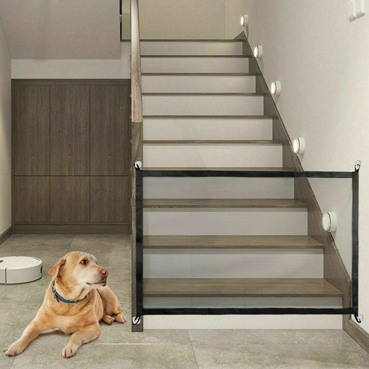 Pet Safety Gate | Mesh Fence for Stairs & Doors