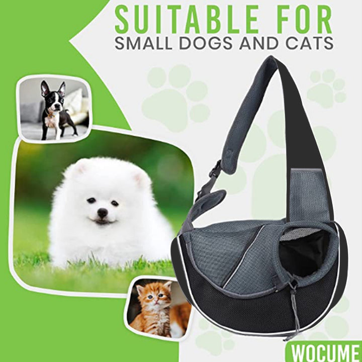 Portable Pet Carrier Bag | Crossbody for Dogs & Cats